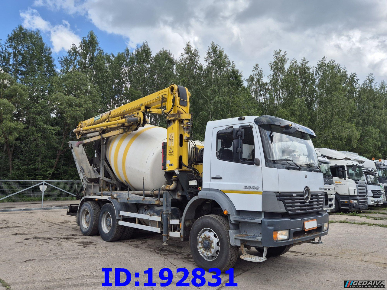 MERCEDES-BENZ Atego 2628 6x4 Schwing 17m 9m3 - Camion pompe: photos 5 MERCEDES-BENZ Atego 2628 6x4 Schwing 17m 9m3 - Camion pompe: photos 5