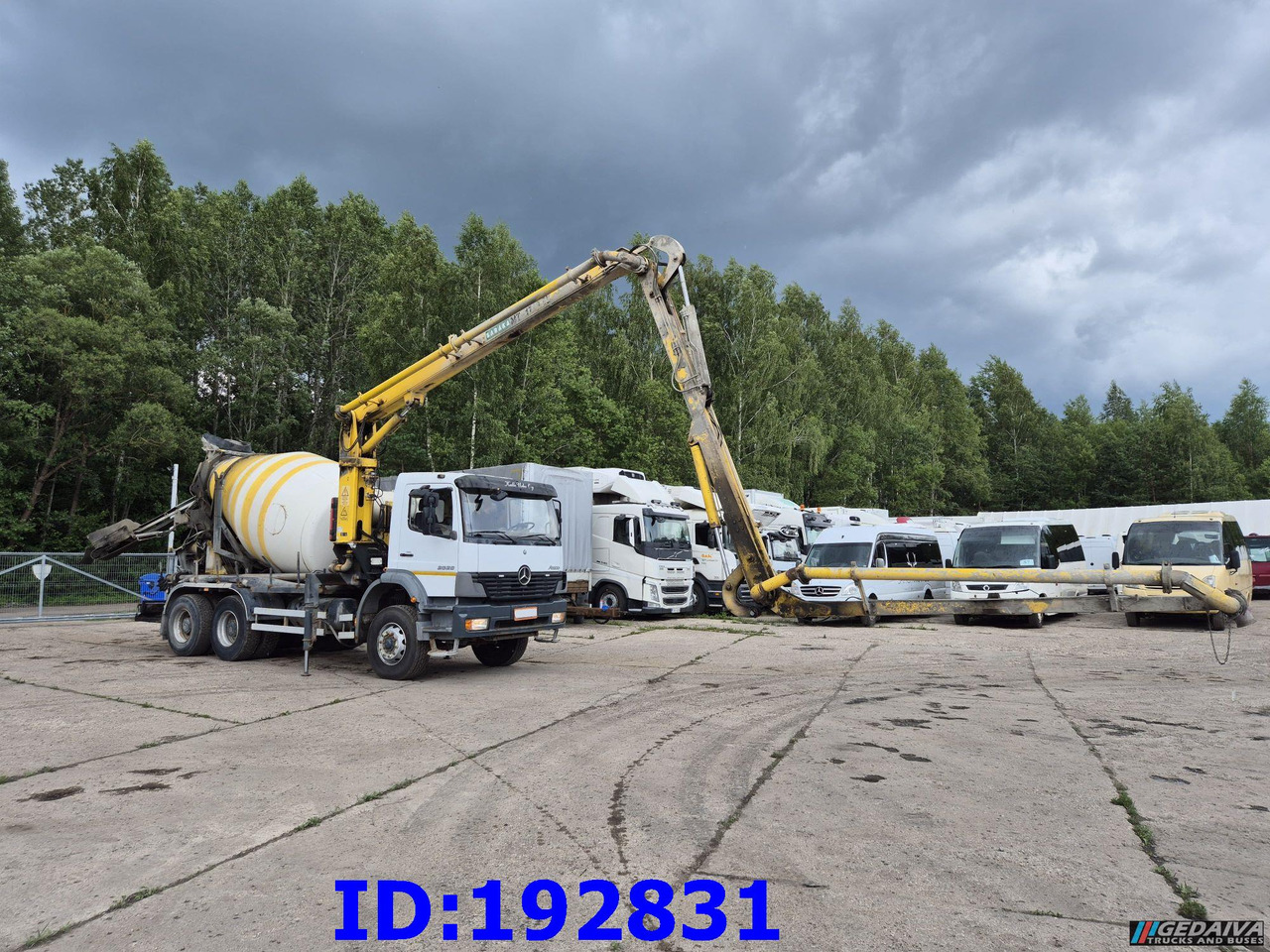 MERCEDES-BENZ Atego 2628 6x4 Schwing 17m 9m3 - Camion pompe: photos 4 MERCEDES-BENZ Atego 2628 6x4 Schwing 17m 9m3 - Camion pompe: photos 4