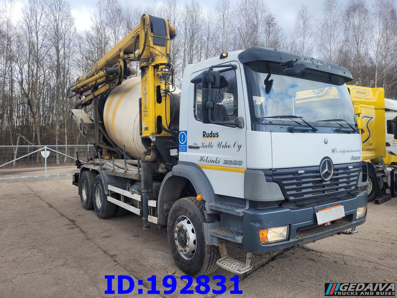 MERCEDES-BENZ Atego 2628 6x4 Schwing 17m 9m3 - Camion pompe: photos 1 MERCEDES-BENZ Atego 2628 6x4 Schwing 17m 9m3 - Camion pompe: photos 1