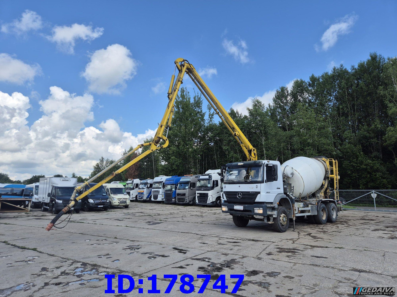 MERCEDES-BENZ Axor 2633 6x4 Schwing 750 - Camion pompe: photos 1 MERCEDES-BENZ Axor 2633 6x4 Schwing 750 - Camion pompe: photos 1