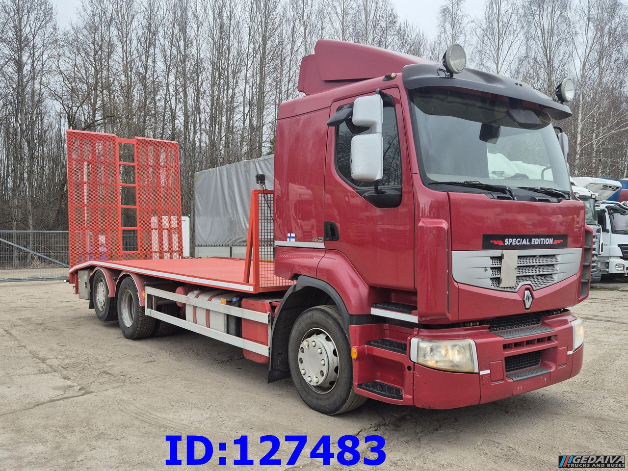 RENAULT Premium 460 6x2 (Steering axel) Euro5 - Camion plateau: photos 4 RENAULT Premium 460 6x2 (Steering axel) Euro5 - Camion plateau: photos 4