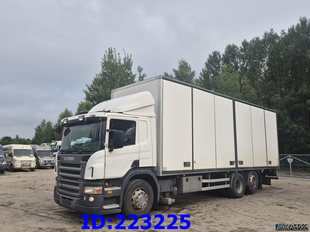 SCANIA P380 6x2 Open side box - Camion fourgon: photos 1 SCANIA P380 6x2 Open side box - Camion fourgon: photos 1