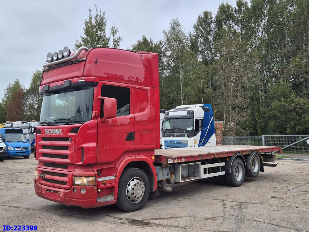 SCANIA R470 6x2 10tyre Manual - Camion plateau: photos 1 SCANIA R470 6x2 10tyre Manual - Camion plateau: photos 1