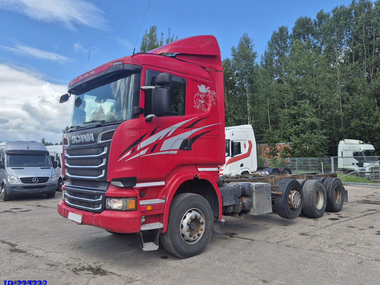 SCANIA R620 - 8x4 - Steering axle - Camion grumier: photos 1 SCANIA R620 - 8x4 - Steering axle - Camion grumier: photos 1