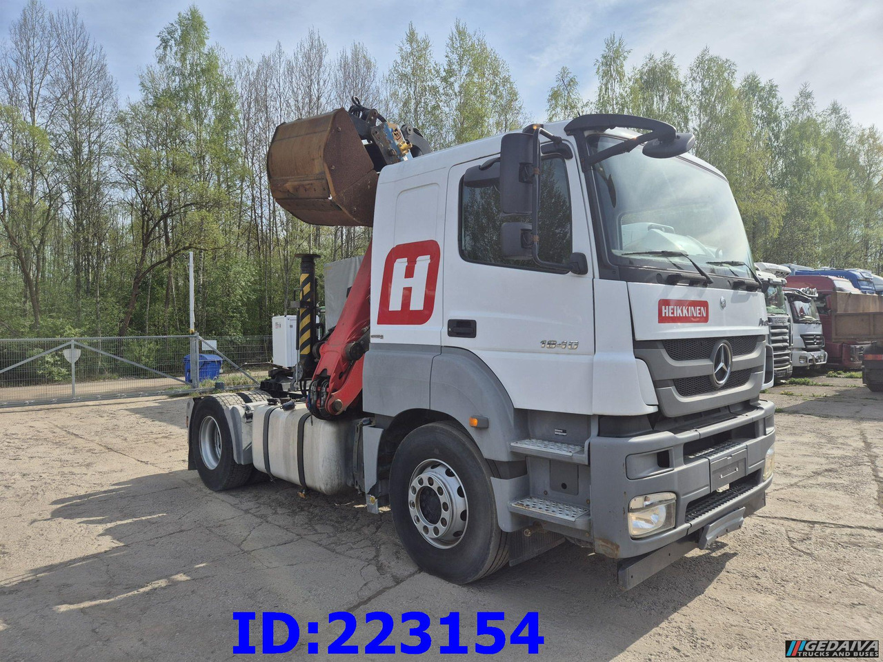 MERCEDES-BENZ Axor 1840 + Crane Epsilon Palfinger 0150Z - Tracteur routier: photos 4 MERCEDES-BENZ Axor 1840 + Crane Epsilon Palfinger 0150Z - Tracteur routier: photos 4