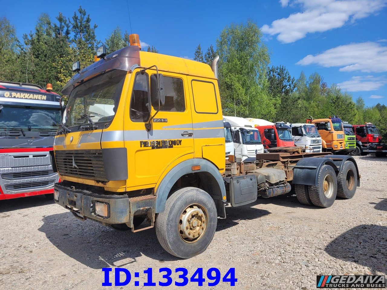 MERCEDES-BENZ SK 2544 6x2 - Manual - Full Steel - Tracteur routier: photos 1 MERCEDES-BENZ SK 2544 6x2 - Manual - Full Steel - Tracteur routier: photos 1
