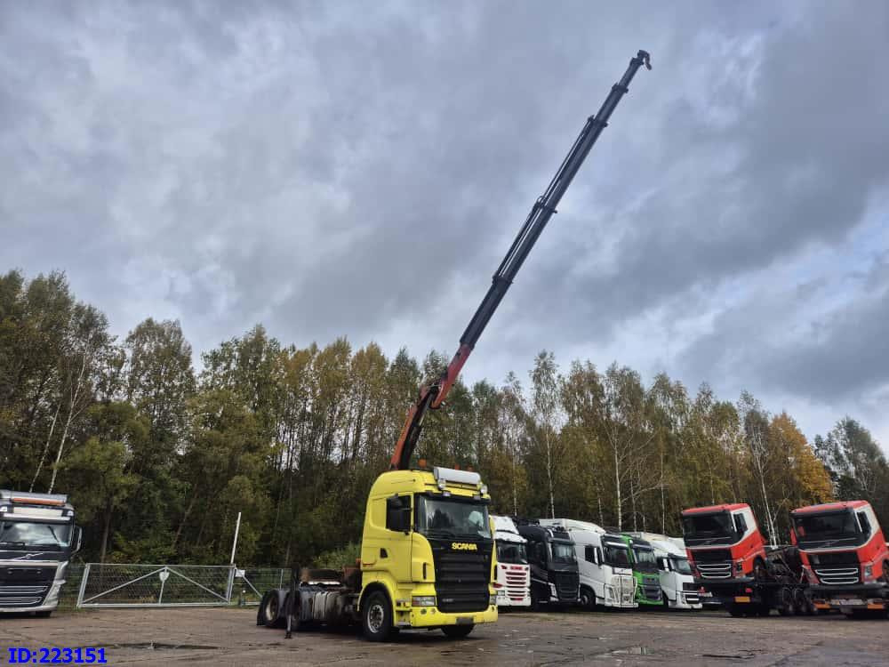 SCANIA R420 6x2 + Crane Palfinger PK23500 + Remote control - Tracteur routier: photos 1 SCANIA R420 6x2 + Crane Palfinger PK23500 + Remote control - Tracteur routier: photos 1