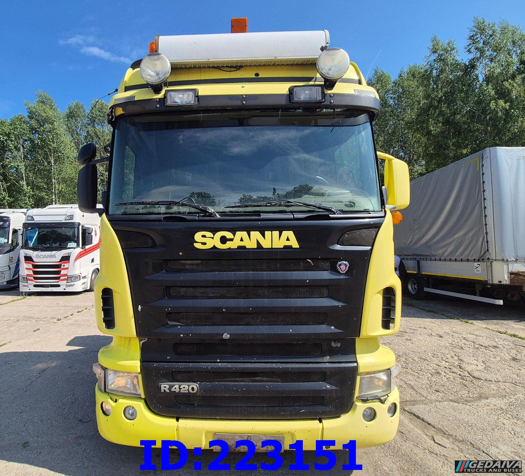 SCANIA R420 6x2 + Crane Palfinger PK23500 + Remote control - Tracteur routier: photos 2 SCANIA R420 6x2 + Crane Palfinger PK23500 + Remote control - Tracteur routier: photos 2