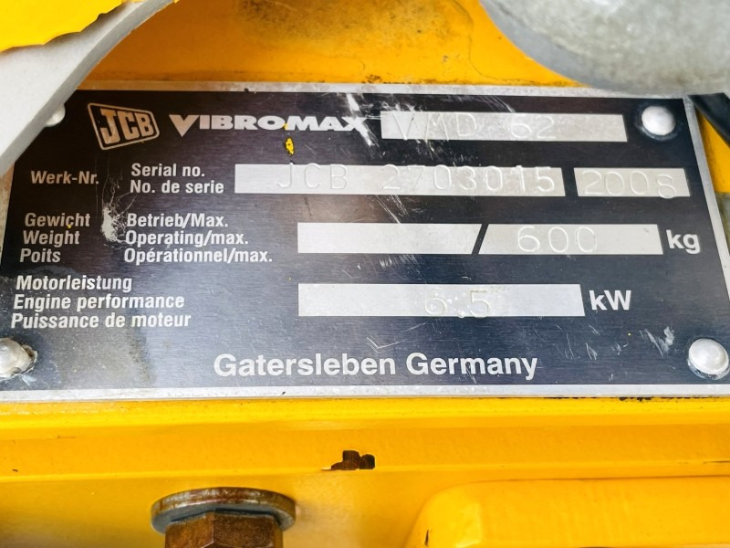 JCB Vibromax Duplex VMD 62 (1244) - Mini compacteur: photos 3 JCB Vibromax Duplex VMD 62 (1244) - Mini compacteur: photos 3
