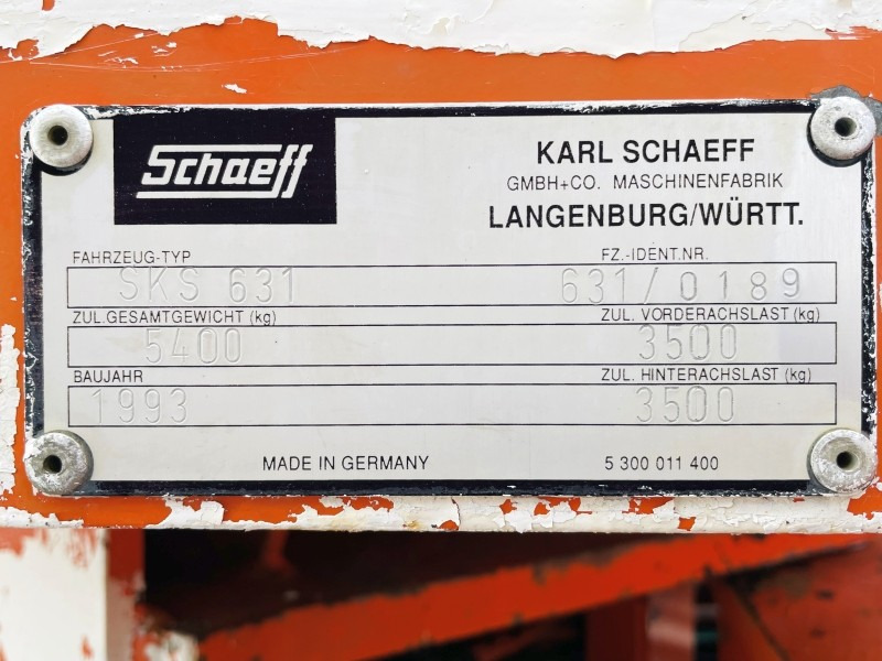 Terex-Schaeff SKS 631 (3509) - Chargeuse sur pneus: photos 2 Terex-Schaeff SKS 631 (3509) - Chargeuse sur pneus: photos 2