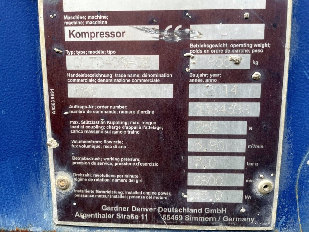 Vergleich C38 (3989) - Compresseur d'air: photos 4 Vergleich C38 (3989) - Compresseur d'air: photos 4