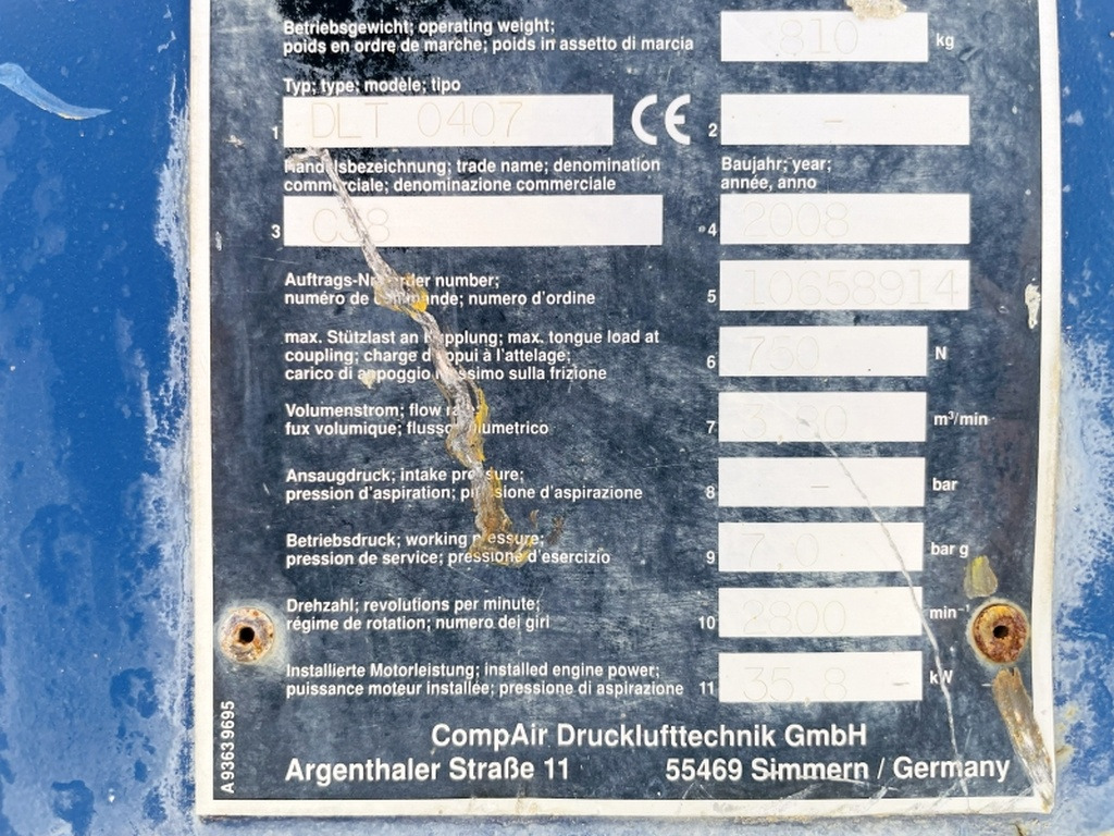 Vergleich C38 (4040) - Compresseur d'air: photos 4 Vergleich C38 (4040) - Compresseur d'air: photos 4