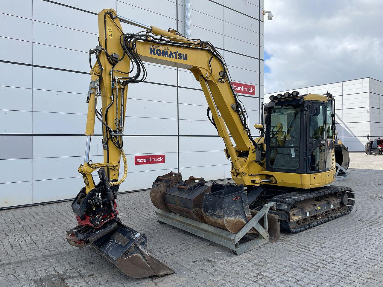 Komatsu PC88MR-10 med Topcon - Mini pelle: photos 1 Komatsu PC88MR-10 med Topcon - Mini pelle: photos 1