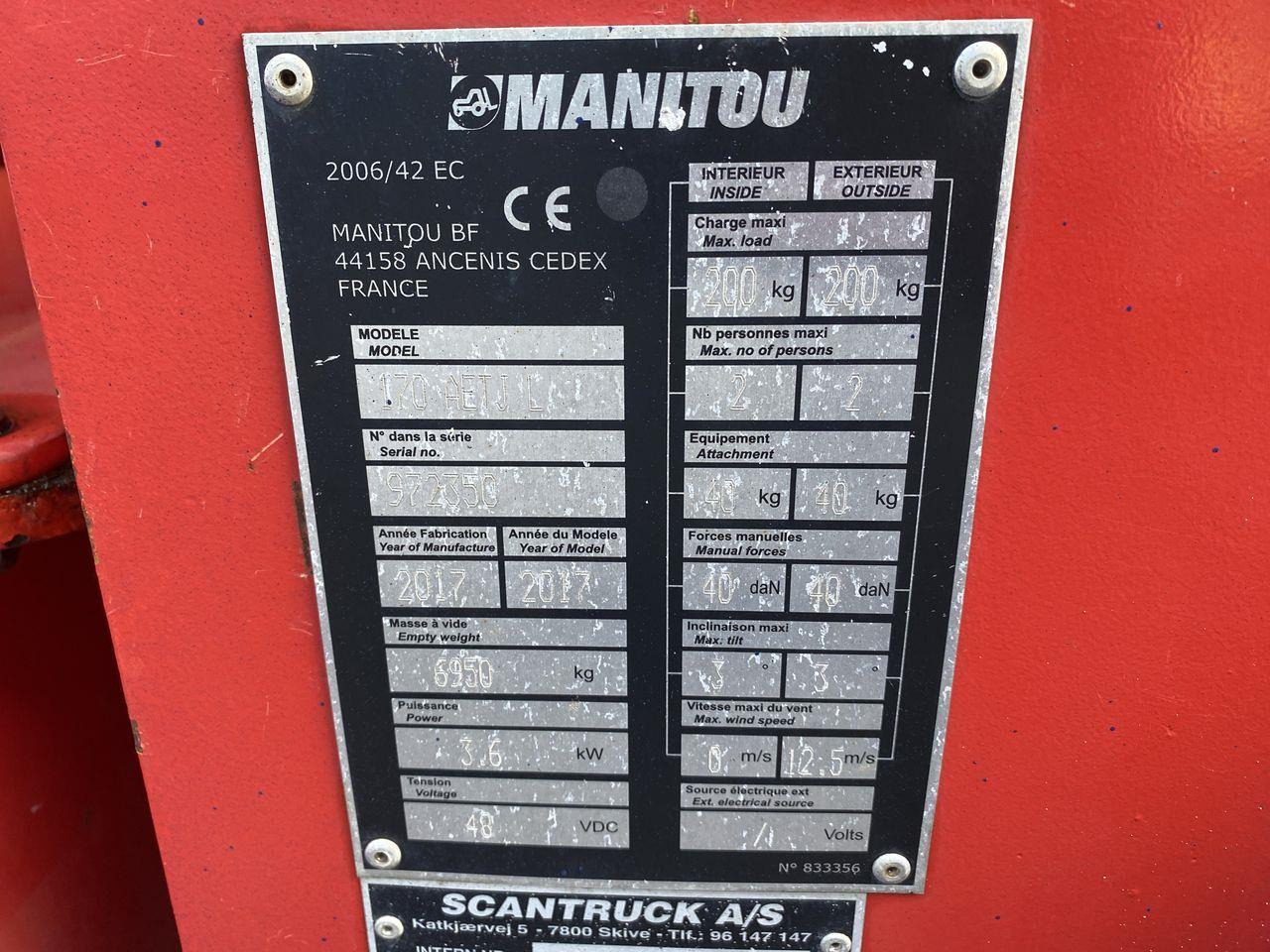 Crédit-bail  Manitou 170AETJ-L Manitou 170AETJ-L: photos 10