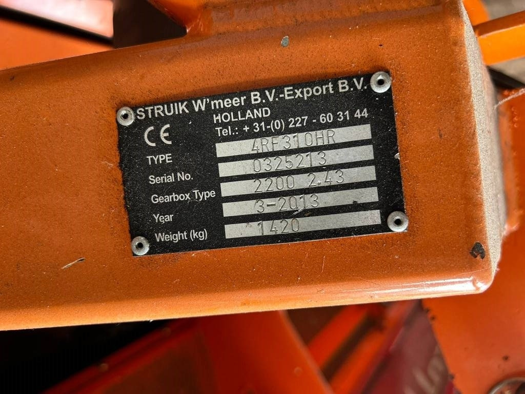 Struik 4RF310HR rijenfrees - Rotavator: photos 3 Struik 4RF310HR rijenfrees - Rotavator: photos 3