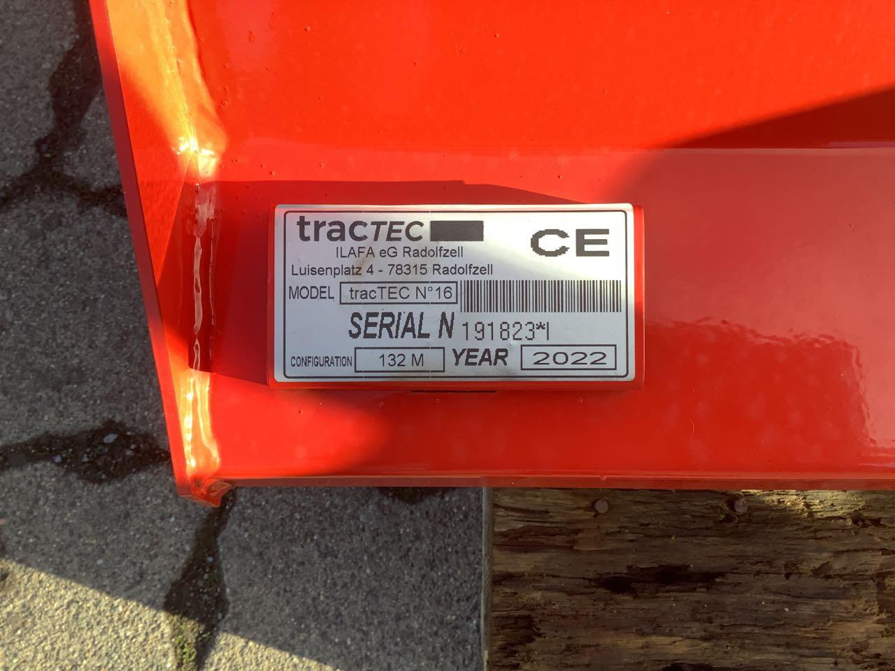 Tractec 16.132 Heckmulcher - Broyeur à axe horizontal: photos 4 Tractec 16.132 Heckmulcher - Broyeur à axe horizontal: photos 4