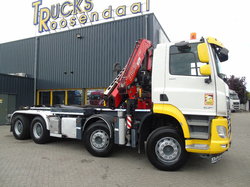 DAF CF 480 + 8X4 + FASSI 16T/M + 20T HOOK + REMOTE + PERFECT - Camion ampliroll, Camion grue: photos 3 DAF CF 480 + 8X4 + FASSI 16T/M + 20T HOOK + REMOTE + PERFECT - Camion ampliroll, Camion grue: photos 3