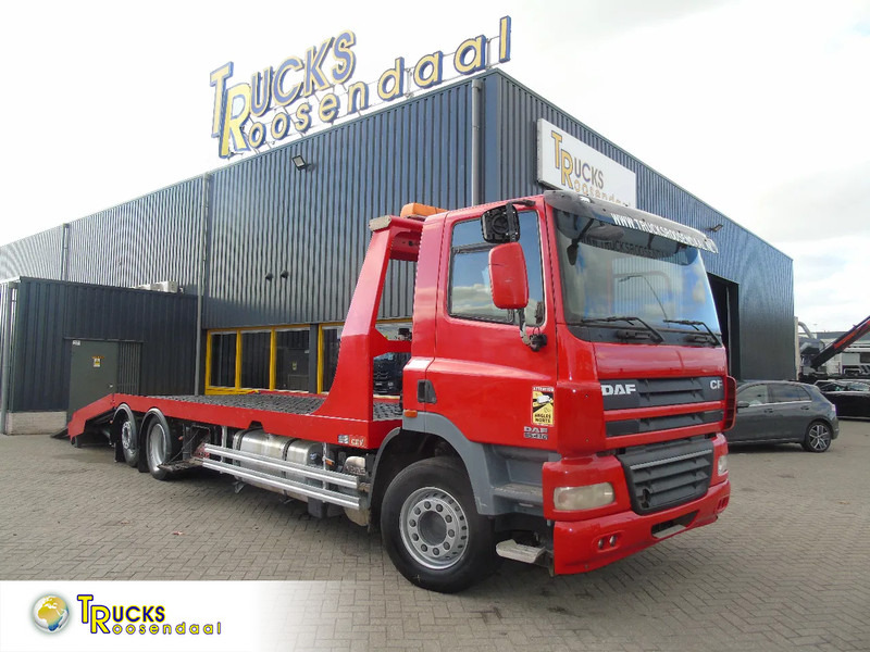 DAF CF 85.410 + EURO 5 + HYDRO RAMPS + 6X2 + RETARDER - Camion porte-voitures: photos 1 DAF CF 85.410 + EURO 5 + HYDRO RAMPS + 6X2 + RETARDER - Camion porte-voitures: photos 1