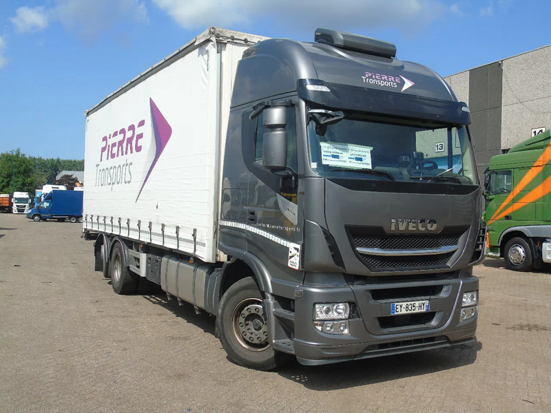Iveco Stralis 510 + EURO 6 + STEERING AXLE - Camion à rideaux coulissants: photos 4 Iveco Stralis 510 + EURO 6 + STEERING AXLE - Camion à rideaux coulissants: photos 4