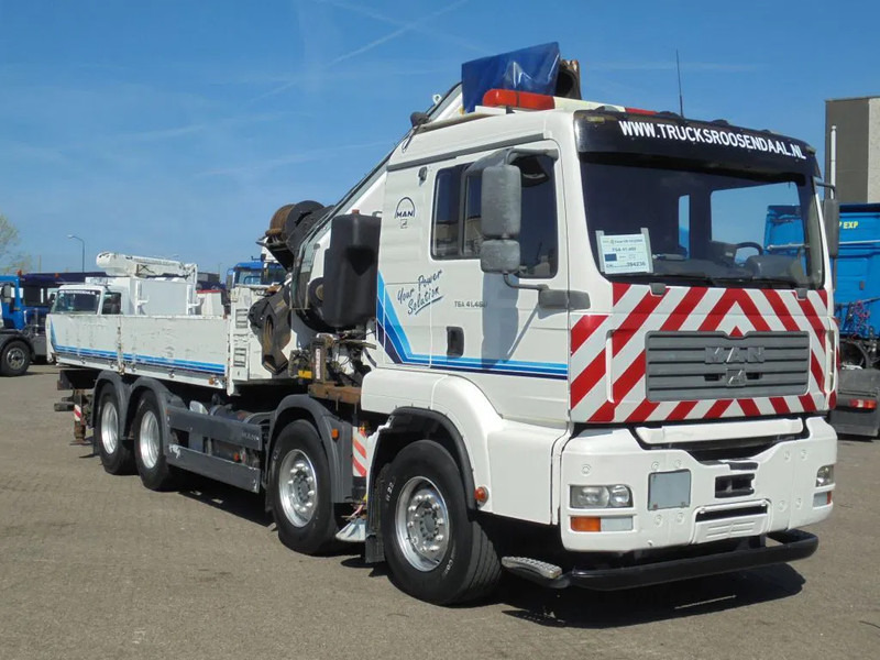 MAN TGA 41.460 1e Owner + Manual + Fassi F800XP 6x hydr. + Winch + hoogzit 8x4 + Low KM + Remote + FLY-JIB Prepared - Camion grue, Camion plateau: photos 3 MAN TGA 41.460 1e Owner + Manual + Fassi F800XP 6x hydr. + Winch + hoogzit 8x4 + Low KM + Remote + FLY-JIB Prepared - Camion grue, Camion plateau: photos 3
