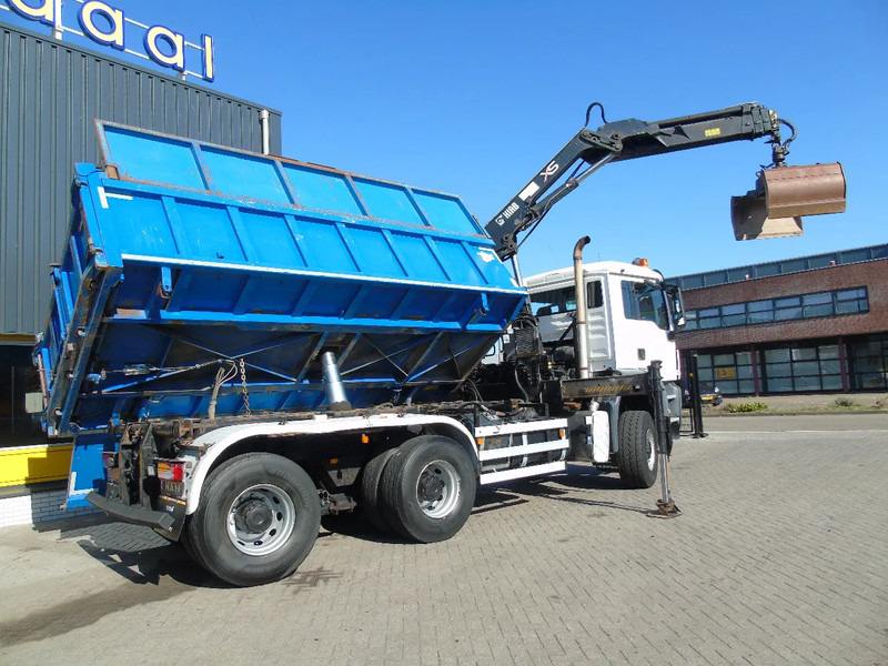 MAN TGS 26.400 + 6x6 + HIAB 166 E3 HIPRO + 3SIDE TIPPER - Camion grue: photos 5 MAN TGS 26.400 + 6x6 + HIAB 166 E3 HIPRO + 3SIDE TIPPER - Camion grue: photos 5