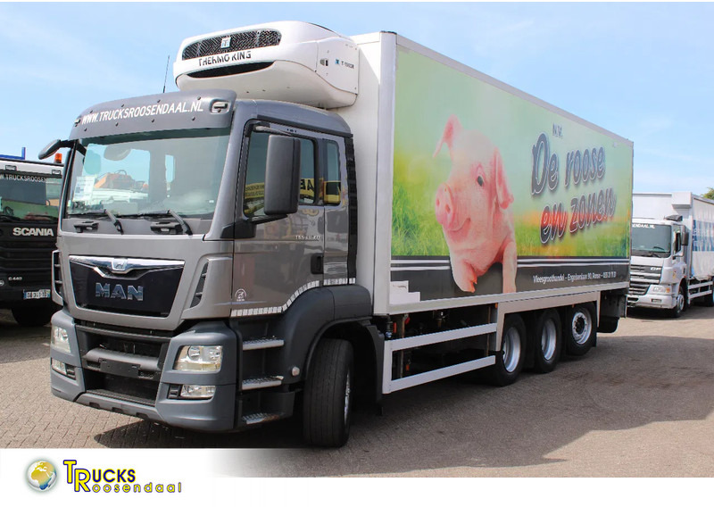 MAN TGS 32.360 + 8X2 + THERMO KING T-1000 - Camion frigorifique: photos 1 MAN TGS 32.360 + 8X2 + THERMO KING T-1000 - Camion frigorifique: photos 1