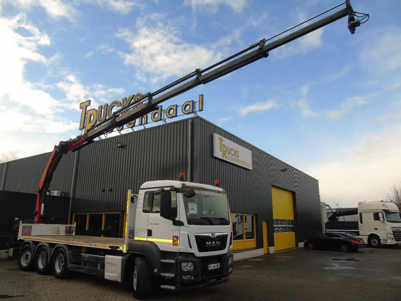 Camion grue MAN TGS 35.460 + 8X4 TRIDEM + PALFINGER 23001EH + EURO 6 + REMOTE: photos 10