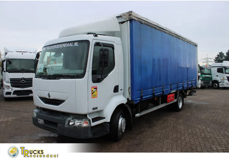Renault Midlum 220 + MANUAL + LIFT + 12T - Camion à rideaux coulissants: photos 1 Renault Midlum 220 + MANUAL + LIFT + 12T - Camion à rideaux coulissants: photos 1