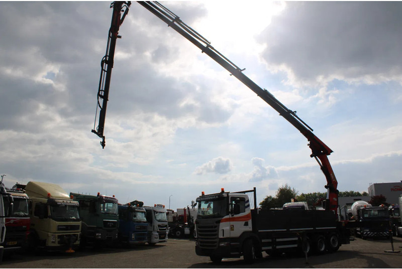 Scania G 480 + PALFINGER 500002EH 6x / JIB 3x + 8x4 STEERING + REMOTE - Camion grue: photos 2 Scania G 480 + PALFINGER 500002EH 6x / JIB 3x + 8x4 STEERING + REMOTE - Camion grue: photos 2