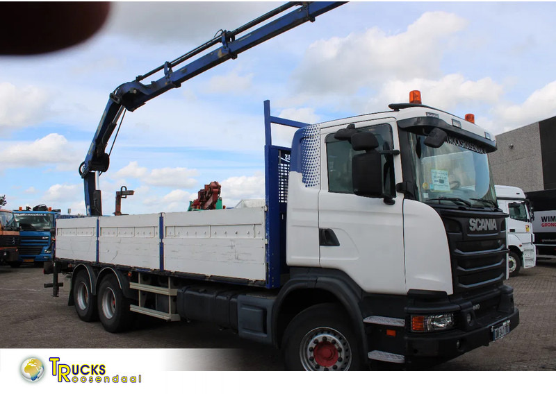 Scania G440 hiab 166-4 hipro + 6x4 + manual + remote - Camion grue: photos 1 Scania G440 hiab 166-4 hipro + 6x4 + manual + remote - Camion grue: photos 1