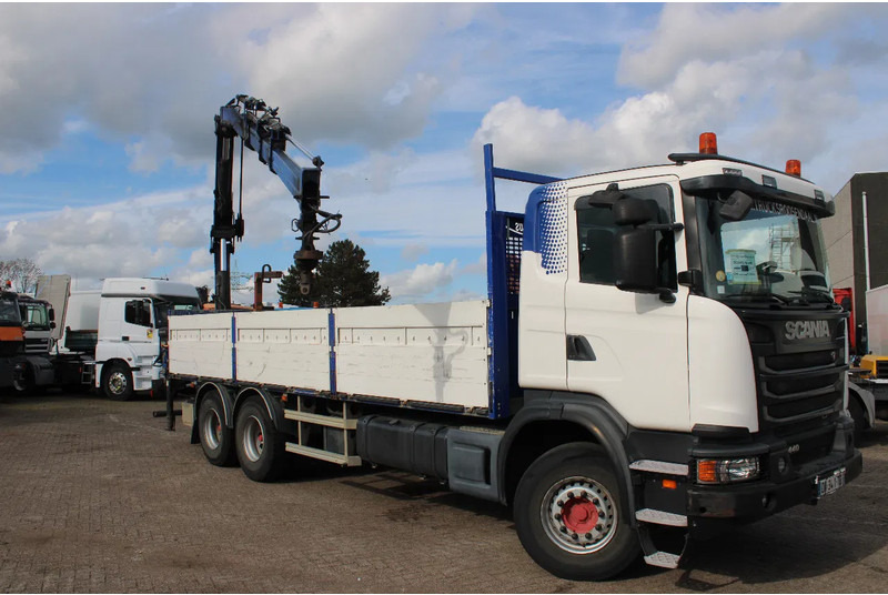 Scania G440 hiab 166-4 hipro + 6x4 + manual + remote - Camion grue: photos 4 Scania G440 hiab 166-4 hipro + 6x4 + manual + remote - Camion grue: photos 4