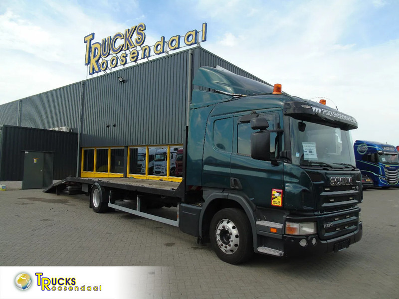 Scania P 270 + manual + hydrolic ramps + WINCH - Camion porte-voitures: photos 1 Scania P 270 + manual + hydrolic ramps + WINCH - Camion porte-voitures: photos 1