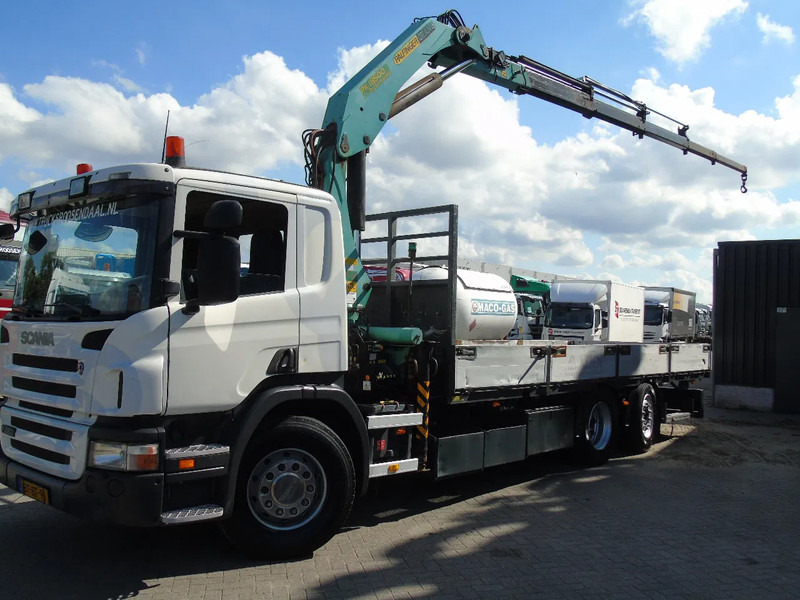 Scania P 380 + PALFINGER PK18.500 5x EXTENTION + 6X2 + STEERING AXLE + REMOTE - Camion grue: photos 2 Scania P 380 + PALFINGER PK18.500 5x EXTENTION + 6X2 + STEERING AXLE + REMOTE - Camion grue: photos 2