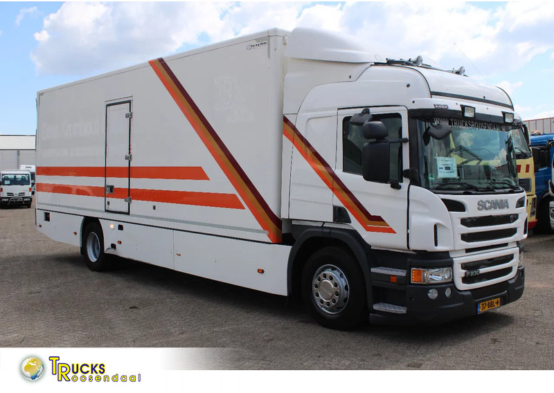 Scania P230 + EURO 5 + LIFT + 19T - Camion fourgon: photos 1 Scania P230 + EURO 5 + LIFT + 19T - Camion fourgon: photos 1