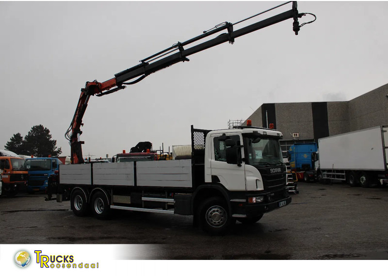 Scania P410 + atlas 190 4x hydrolic + 6x4 remote + EURO 6 + SPRING SUSPENSION - Camion grue: photos 1 Scania P410 + atlas 190 4x hydrolic + 6x4 remote + EURO 6 + SPRING SUSPENSION - Camion grue: photos 1