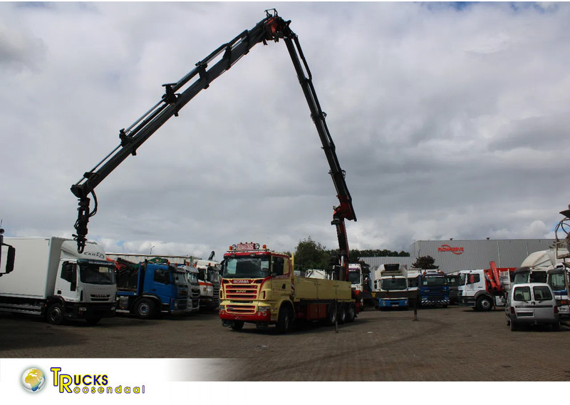 Scania R 480 + PALFINGER PK60002 5x + JIB 6x + 8X4 + REMOTE + MANUAL - Camion grue: photos 1 Scania R 480 + PALFINGER PK60002 5x + JIB 6x + 8X4 + REMOTE + MANUAL - Camion grue: photos 1