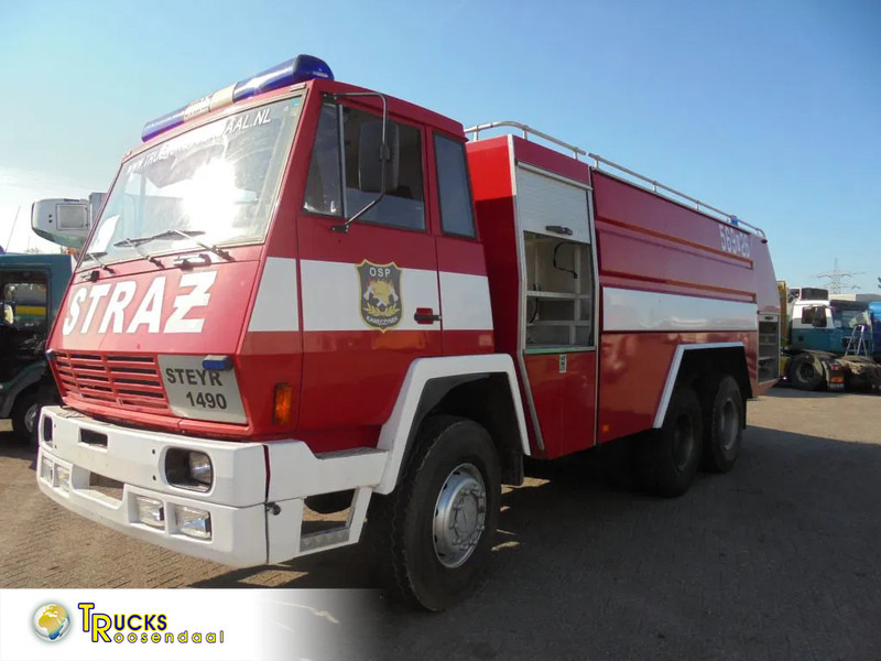 Steyr 1490 + Manual + 6X6 + 16000 L + TATRA - Camion de pompier: photos 1 Steyr 1490 + Manual + 6X6 + 16000 L + TATRA - Camion de pompier: photos 1