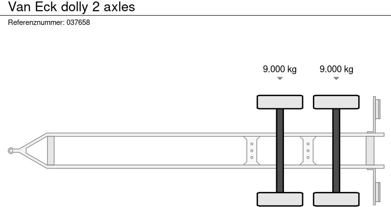 Remorque dolly Van Eck dolly 2 axles: photos 17