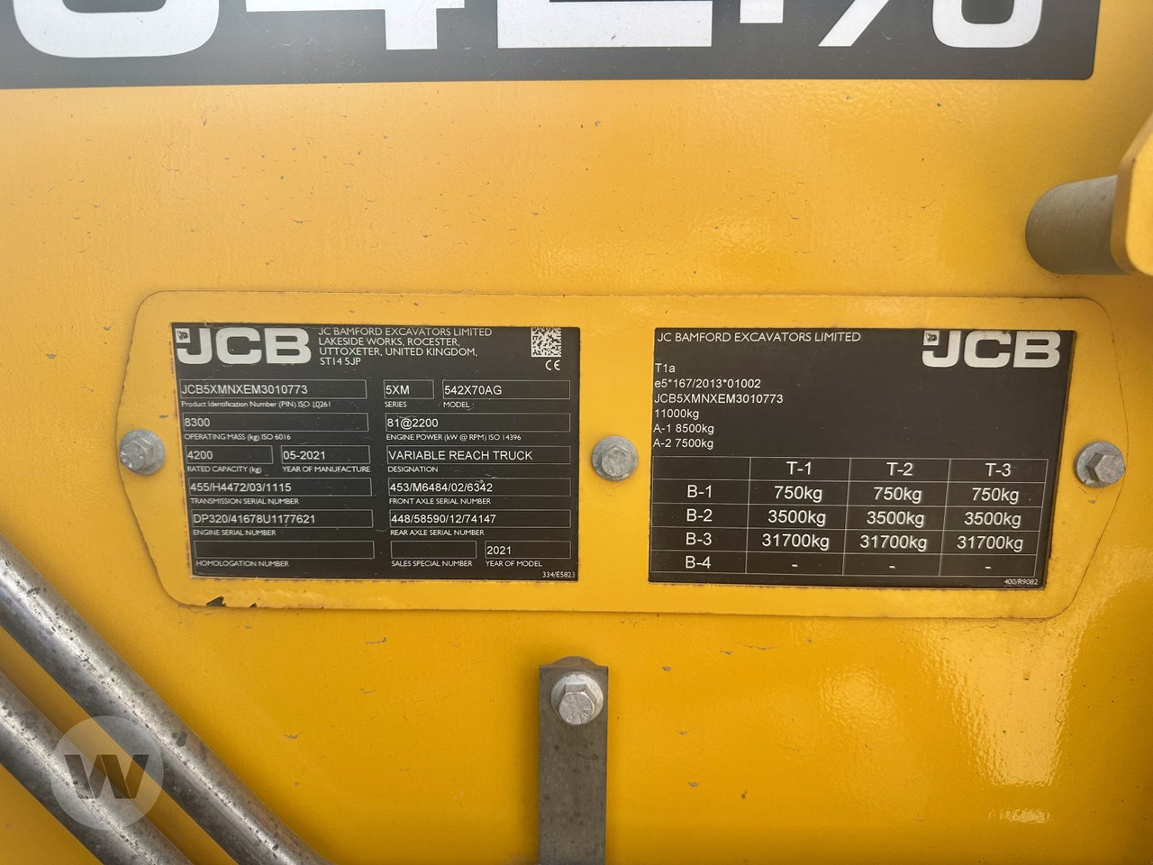 JCB 542-70 - Chariot télescopique: photos 1 JCB 542-70 - Chariot télescopique: photos 1