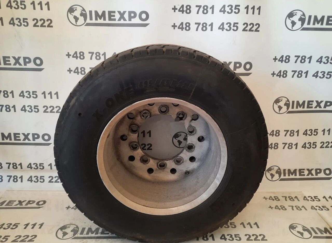Alcoa Koło opona alufelga felga 17 x 22.5 / 22.5 x 17 / 495/45 r 22,5 - Roue complète: photos 1 Alcoa Koło opona alufelga felga 17 x 22.5 / 22.5 x 17 / 495/45 r 22,5 - Roue complète: photos 1