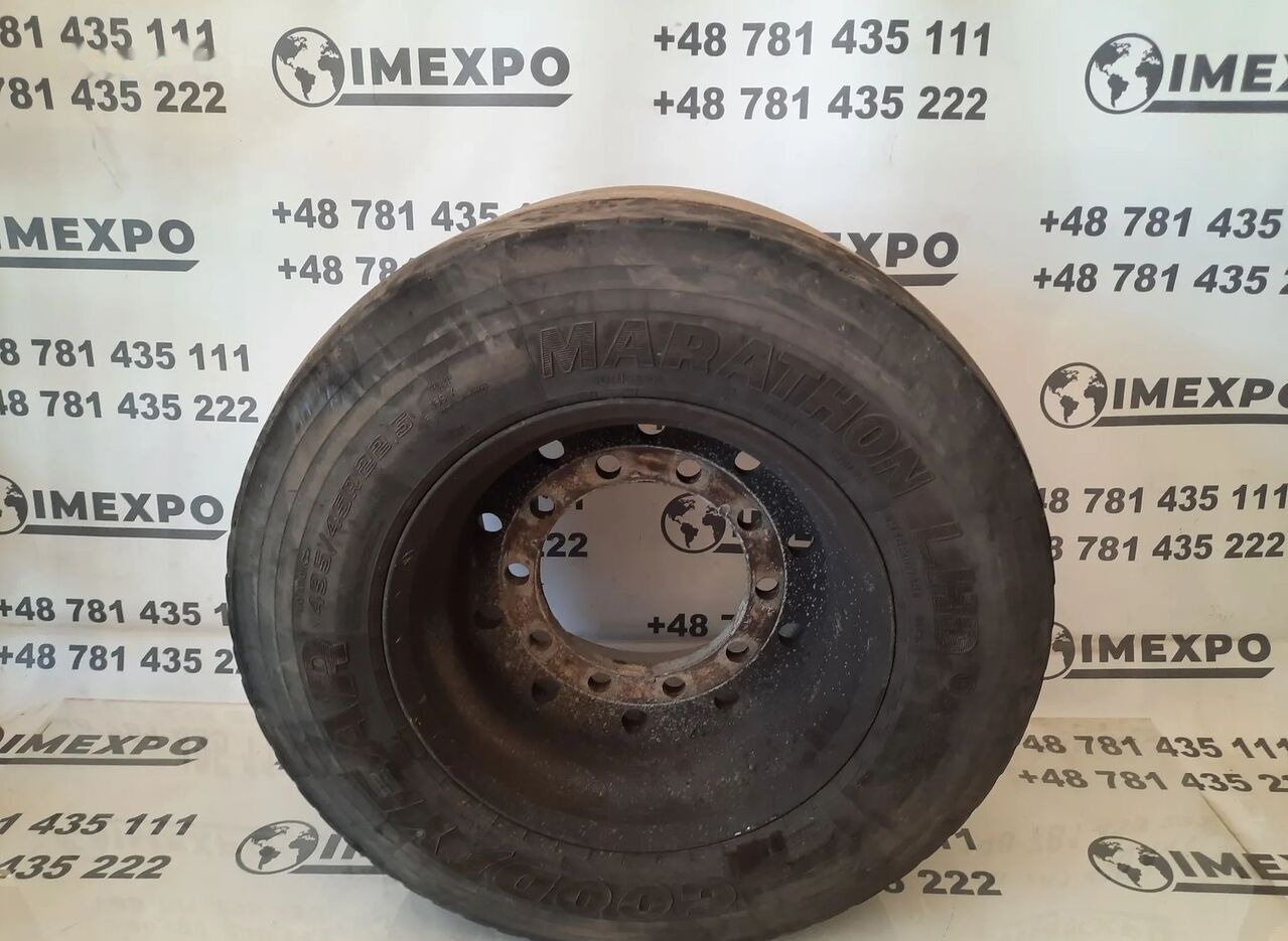 Alcoa Koło opona alufelga felga 17 x 22.5 / 22.5 x 17 / 495/45 r 22,5 - Roue complète: photos 2 Alcoa Koło opona alufelga felga 17 x 22.5 / 22.5 x 17 / 495/45 r 22,5 - Roue complète: photos 2