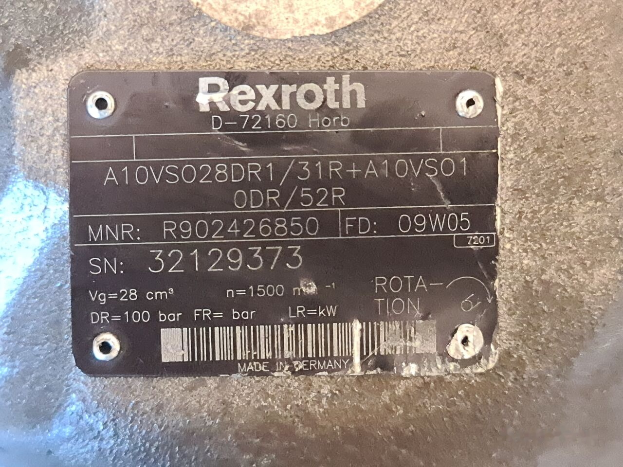 Rexroth D-72160 HORB - Pompe hydraulique pour Camion: photos 5 Rexroth D-72160 HORB - Pompe hydraulique pour Camion: photos 5