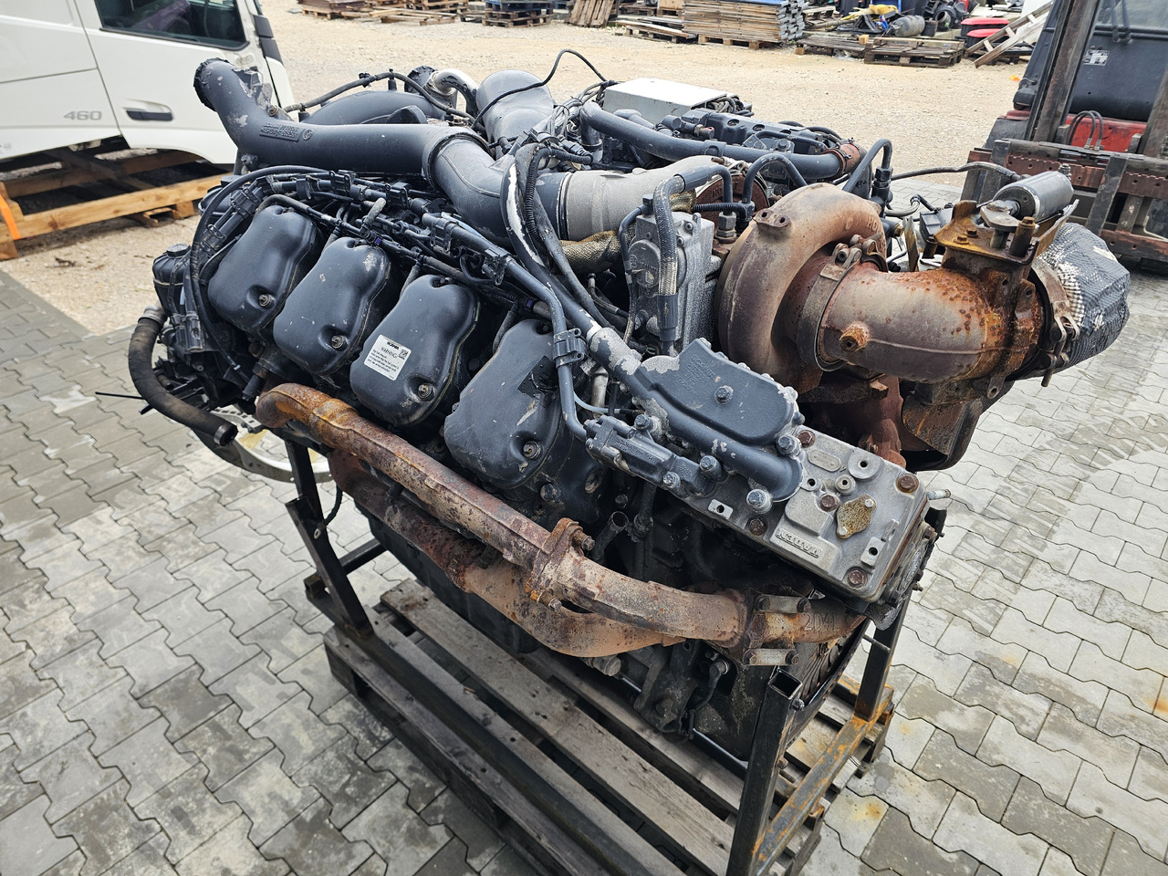 SCANIA R580 / DC16 102 V8 / EURO 6 / COMPLETE ENGINE - Moteur: photos 5 SCANIA R580 / DC16 102 V8 / EURO 6 / COMPLETE ENGINE - Moteur: photos 5