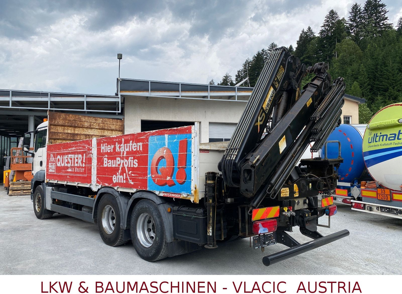 MAN TGS 26.400 6x4 mit Kran HIAB 166 - Camion plateau, Camion grue: photos 4 MAN TGS 26.400 6x4 mit Kran HIAB 166 - Camion plateau, Camion grue: photos 4