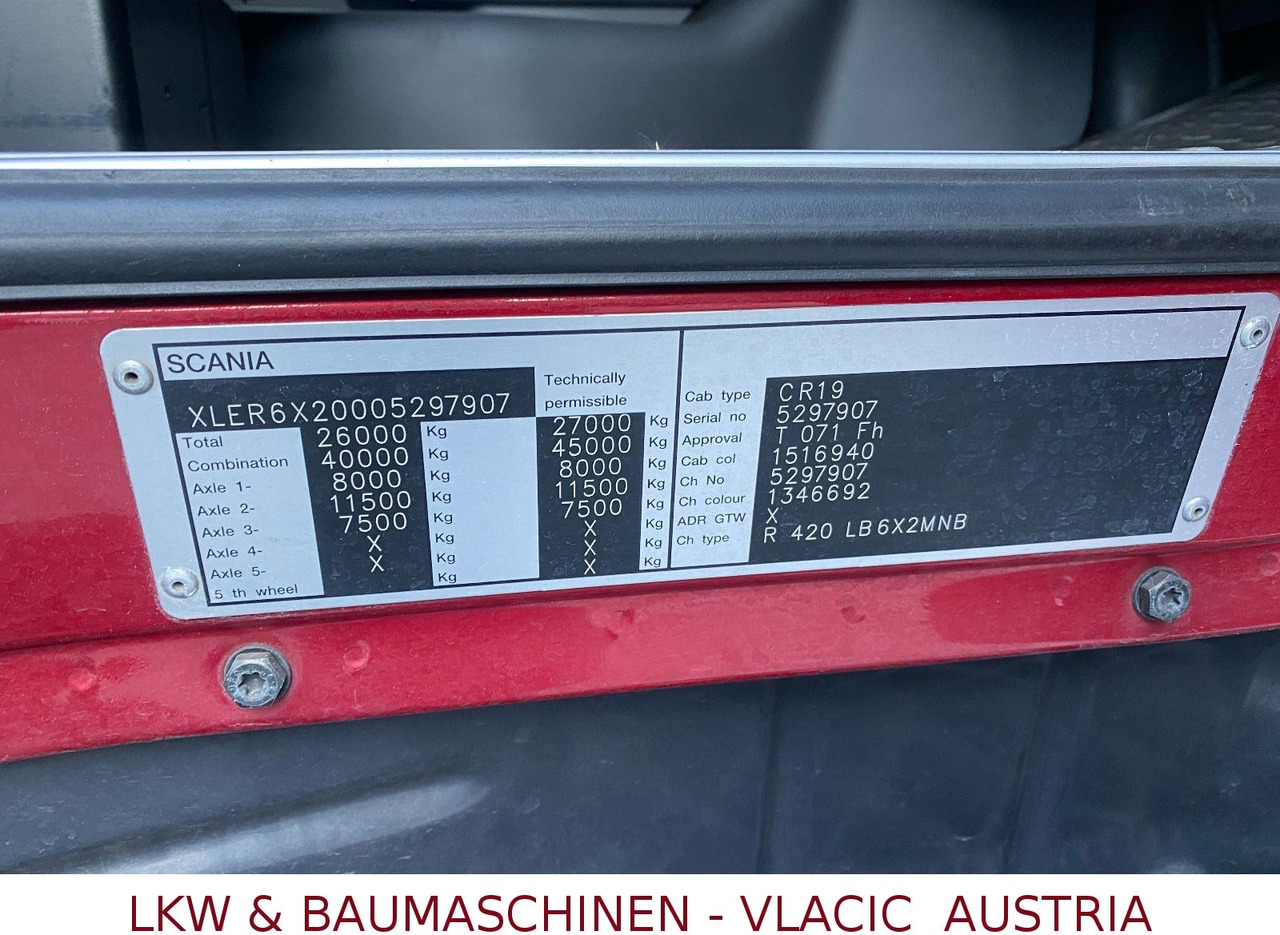 Châssis cabine Scania R420 Fahrgestell: photos 13