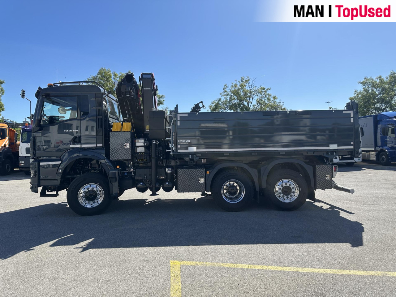 MAN TGS 28.520 6x4-4 BL CH - Camion benne: photos 3 MAN TGS 28.520 6x4-4 BL CH - Camion benne: photos 3