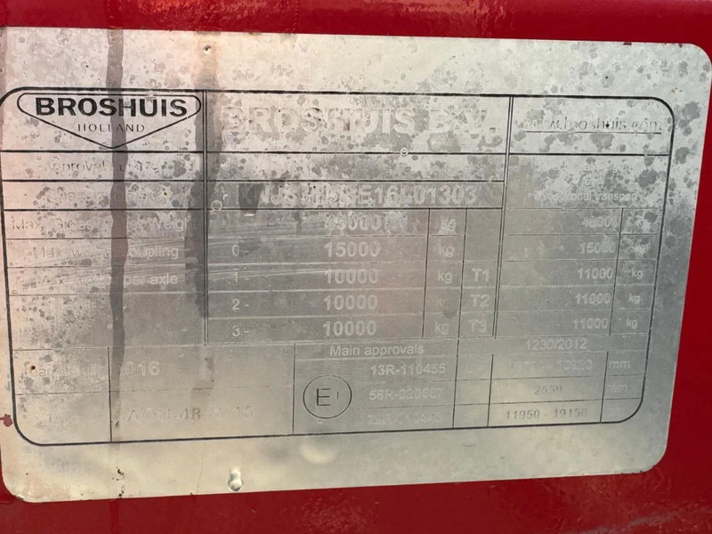 Broshuis 3 AOU 48 | FULL STEERING | RADIOGRAPH | EXTENDABLE 7200 MM - Semi-remorque plateau: photos 4 Broshuis 3 AOU 48 | FULL STEERING | RADIOGRAPH | EXTENDABLE 7200 MM - Semi-remorque plateau: photos 4