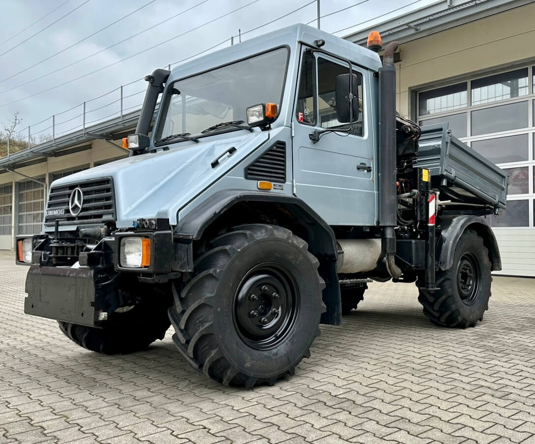 Unimog 130 - U130 418 74426 mit Kran und Winde Mer - Camion benne: photos 3 Unimog 130 - U130 418 74426 mit Kran und Winde Mer - Camion benne: photos 3