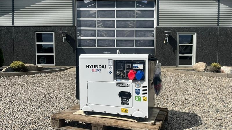 Hyundai DHY8500SE-T 7,0kW diesel - Groupe électrogène: photos 1 Hyundai DHY8500SE-T 7,0kW diesel - Groupe électrogène: photos 1