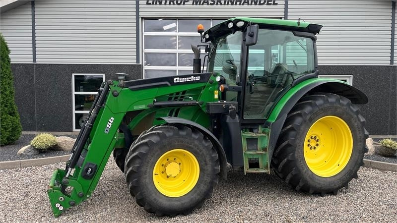 John Deere 6115R Med frontlæsser og krybegear - Tracteur agricole: photos 1 John Deere 6115R Med frontlæsser og krybegear - Tracteur agricole: photos 1